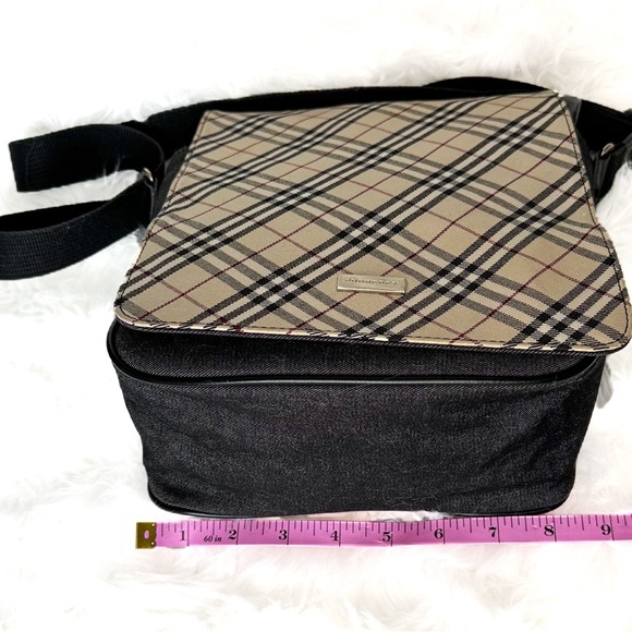 Burberry Nova Check & Denim Crossbody Bag EUC, includes Burberry Dust Bag - Picture 15 of 16